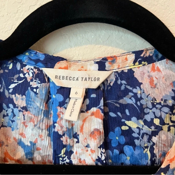 Rebecca Taylor floral blouse - Picture 2 of 8